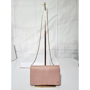 Authentic Gucci Wallet on Chain Textured Leather  Baby Pink